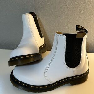 Dr. Martens White Chelsea Boot